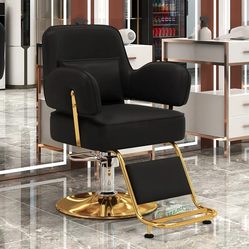 Portable Designed Barber Chair Luxury Beauty Swivel Chairs Barbershop Barber Accessories Sillas Para Barberia Salon Furniture