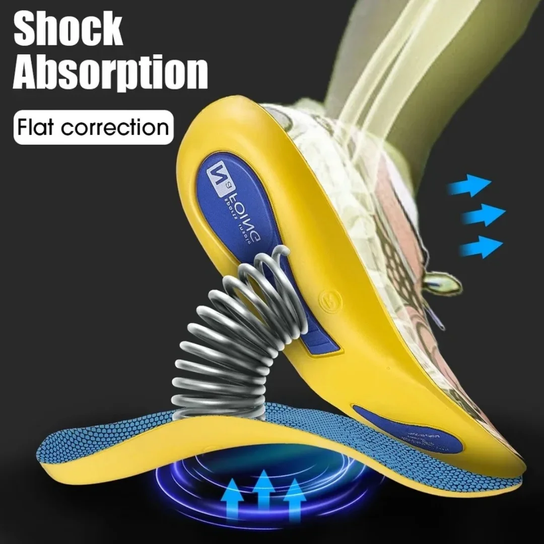 Sport Insoles for Shoes Sole Orthopedic Insoles Shock Absorption Deodorant Breathable Cushion Running Insoles for Feet Man Women