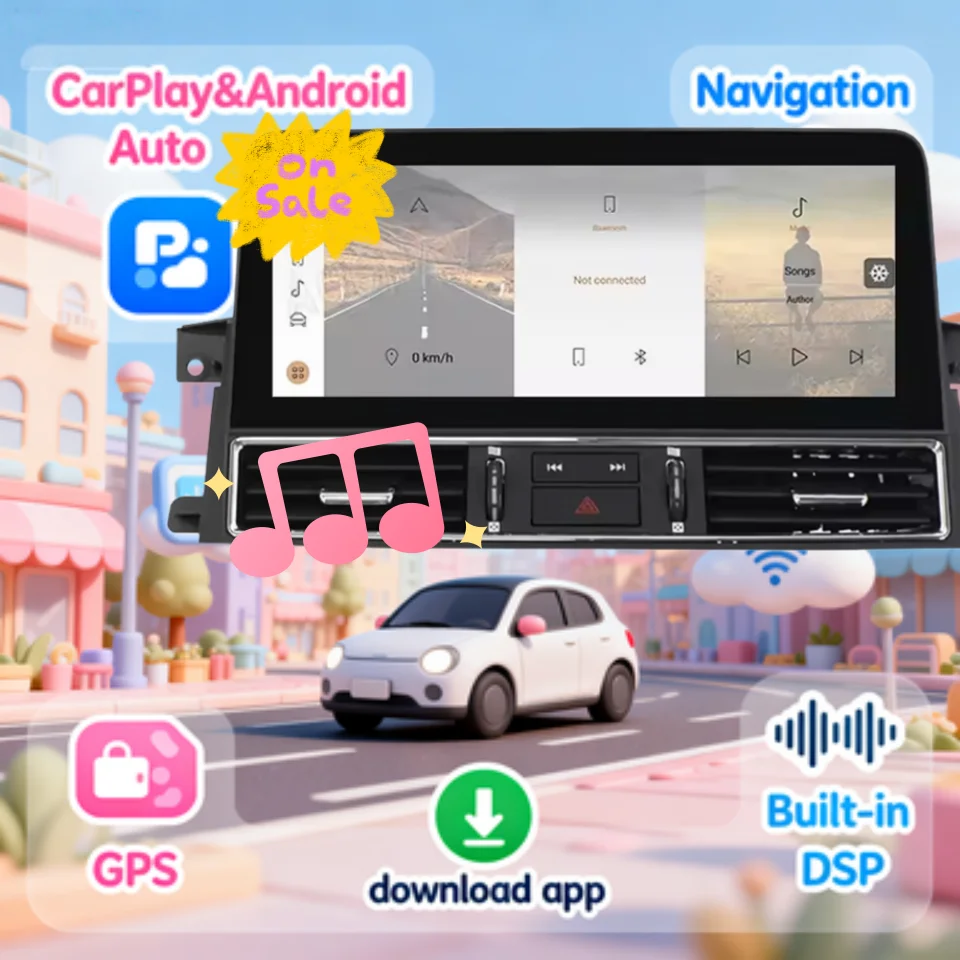 Android 14 Radio For Nissan Patrol Y61 Y62 Infiniti QX80 QX56 2010-2020 Wireless Carplay Car Multimedia Video Player Stereo DSP