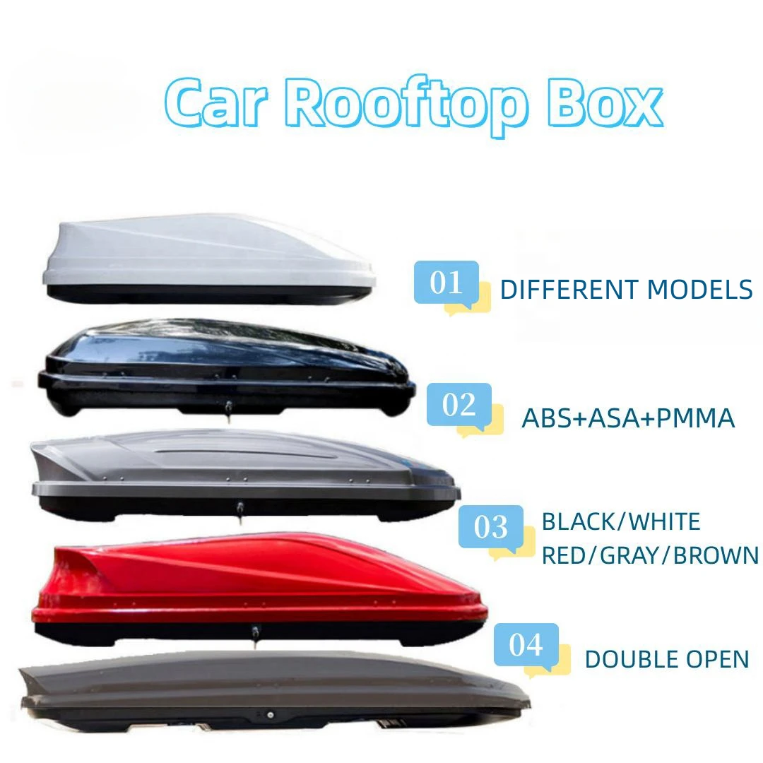 Factory Direct Large Capacity 500L 600L 700L Cargo Carrier Luggage Boxes Car Rooftop Box