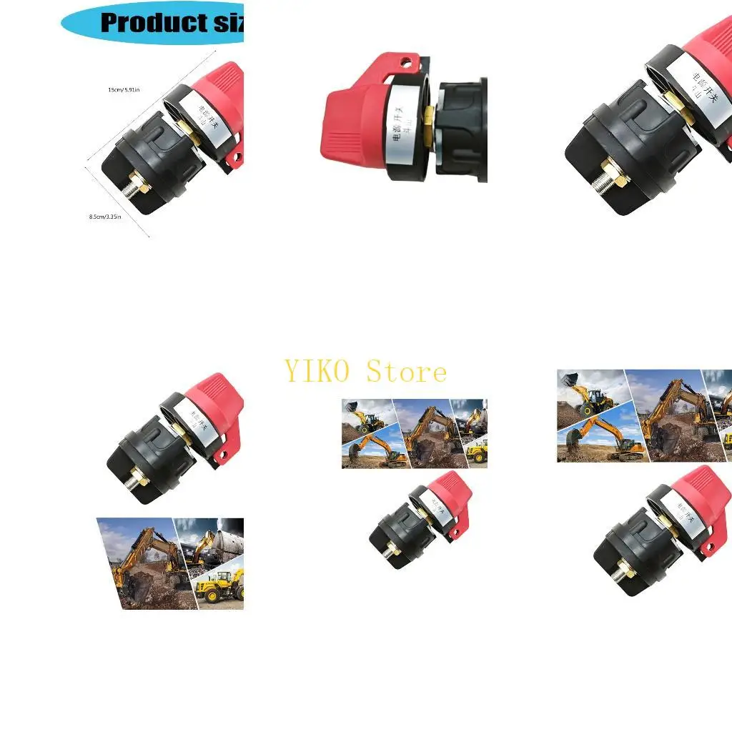K32C Excavator Battery Disconnect Switcher Suitable For Doosan Machine Electrical Isolation Switcher Installation Accessories
