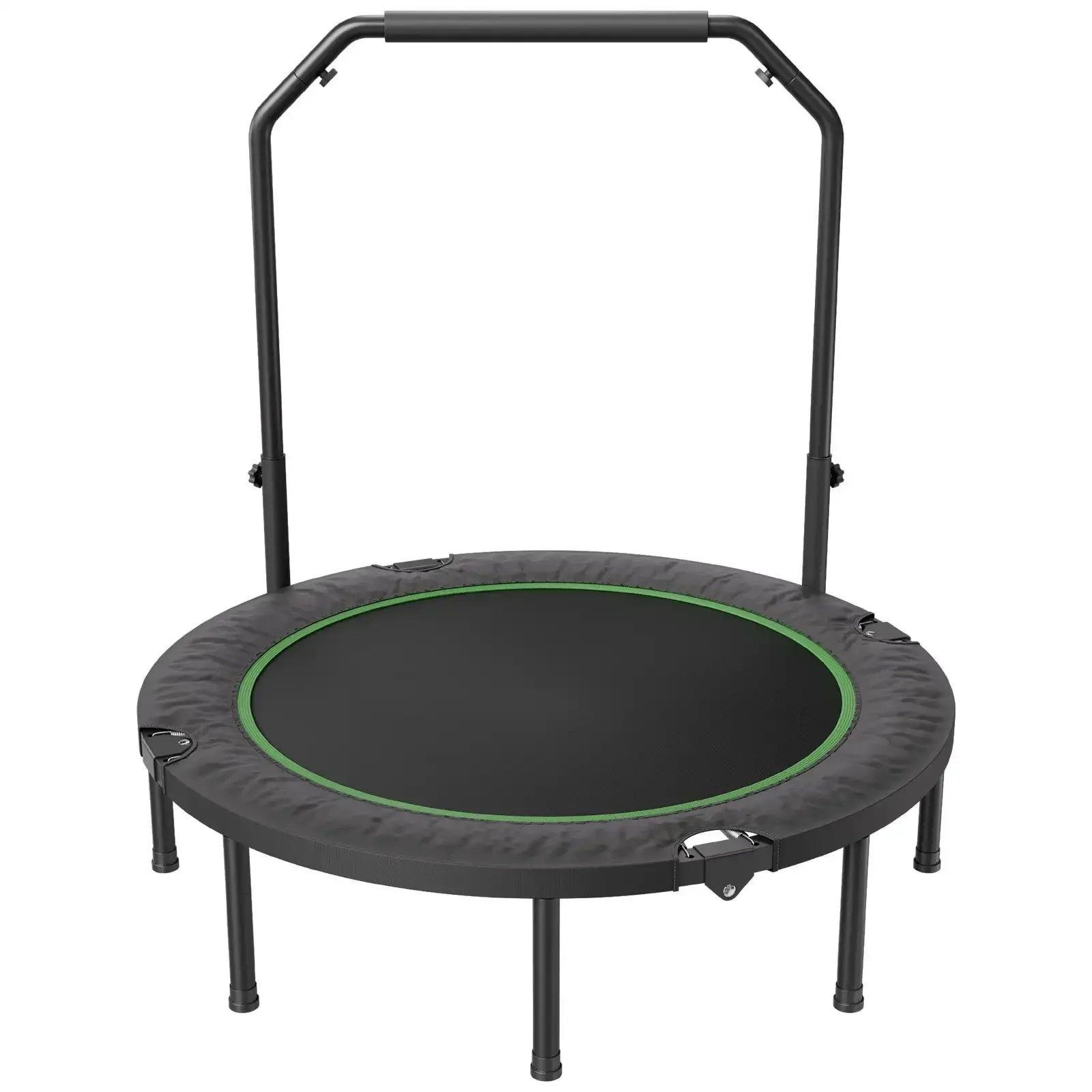 

52" Foldable Mini Fitness Trampoline Adults Exercise Rebounder with Handle