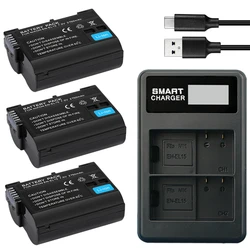 2750mah EN-EL15 EN EL15 ENEL15 BATTERY EL15 For Nikon DSLR D600 D610 D800 D800E D810 D850 D7000 D7100 D7200 L50