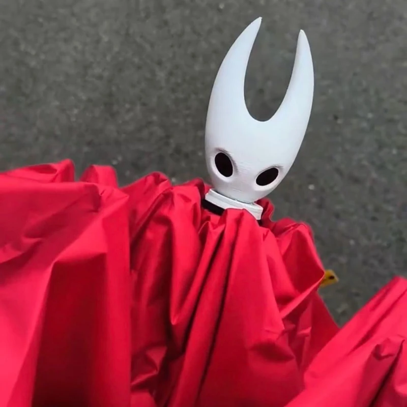 Game Hollow Knight Silksong Hornet Cosplay Umbrella Red Folding Umbra Portable Kawaii Durable Waterproof Sunshade Accessory Prop
