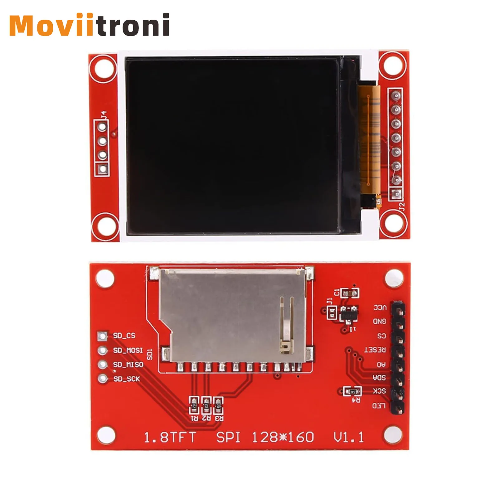 1.44"1.8" SPI TFT LCD Display Screen Module 8 Pin Version Full Color for Arduino 1.44 TFT