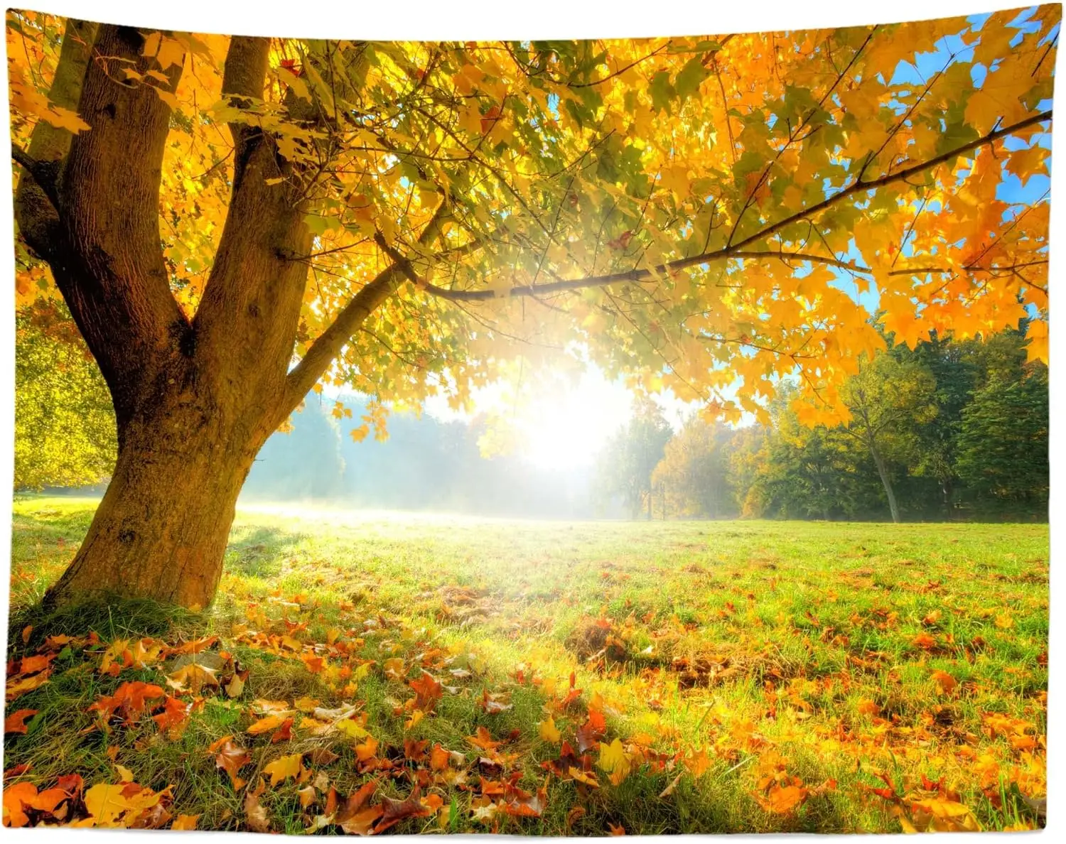 Wall Tapestry Aesthetic Aesthetic Tapestry Autumn Scenery Tapestry Wall Hanging Fall Landscape Tapestry