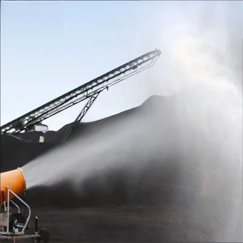 Mobile Security Fog Cannon Machine Industry Mist Blower Sprayer Fog dust suppression fog cannon mist customized