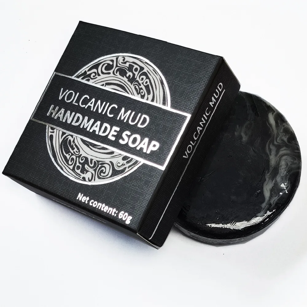 Women\'s Weight Loss Handmade Mineral Mud Volcanic Mud Soap Beautific Anticellulite Firming Soap Savon Sabonete Clareador De Pele