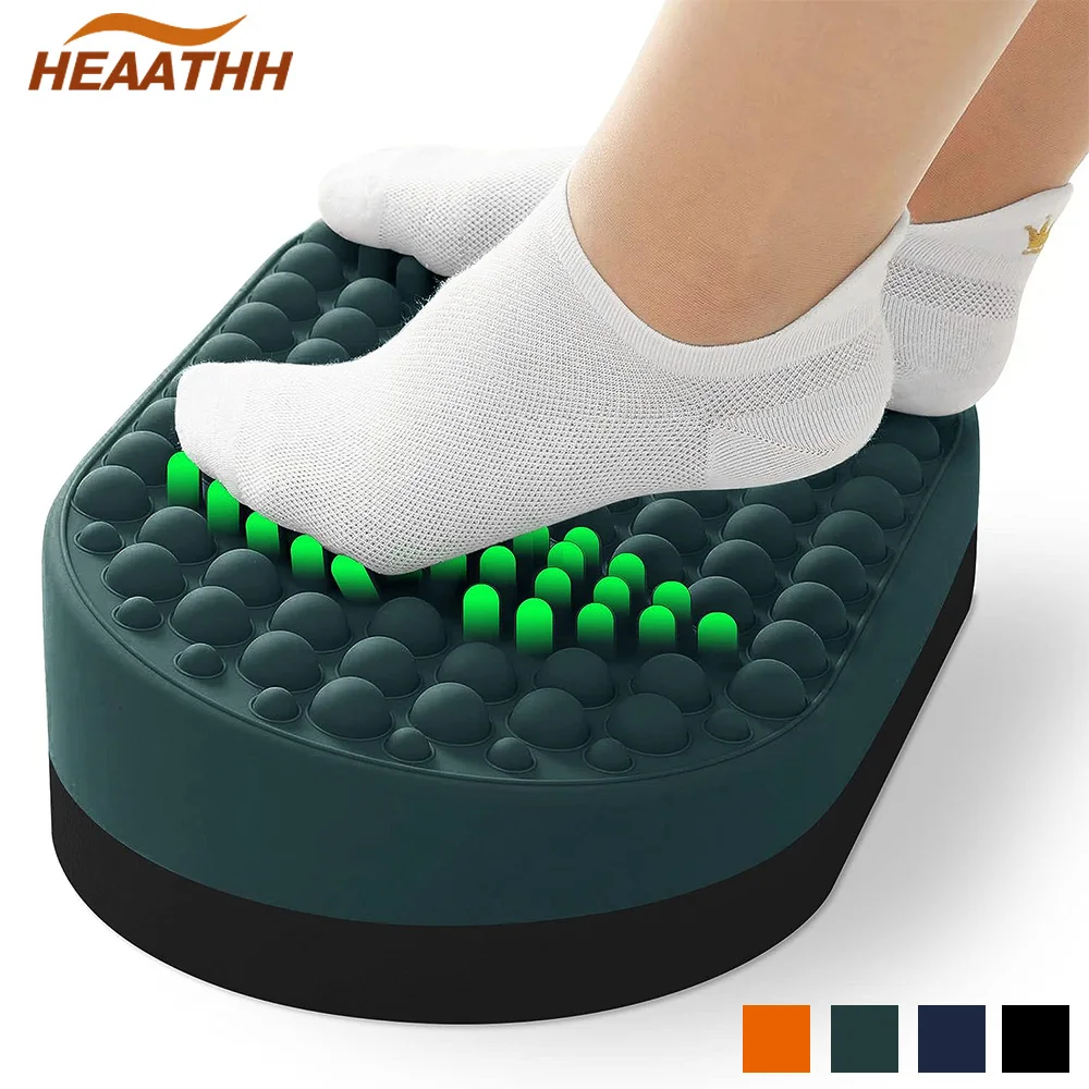 Foot Rest for Under Desk at Work,Home Office Foot Stool Foot Massager Plantar Fasciitis Relief,Footrests,Anti-Fatigue Fidget Toy