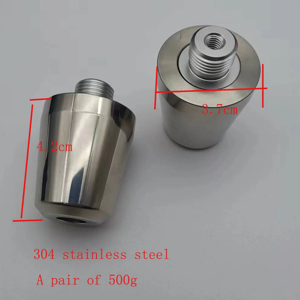 Motorcycle Handlebar End Caps For VOGE 300R 300AC 500R 500AC Hand Grip Plugs Handle Bar Ends Weights Slider 304 stainless steel