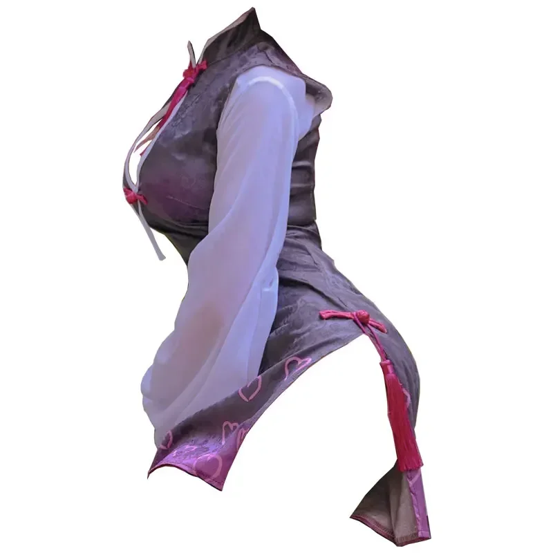 Ganlu Temple Mili Cos Clothing Demon Slayer Blade Lianzhu Doujin Cheongsam Cosplay Costume Sexy Self-Cultivation Ghost Killi MN1