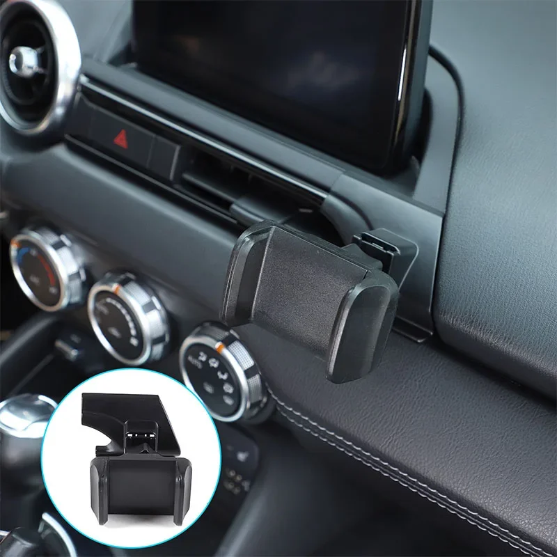 For Mazda MX-5 2016-2023 ABS central control air outlet right mobile phone holder GPS navigation holder car accessories