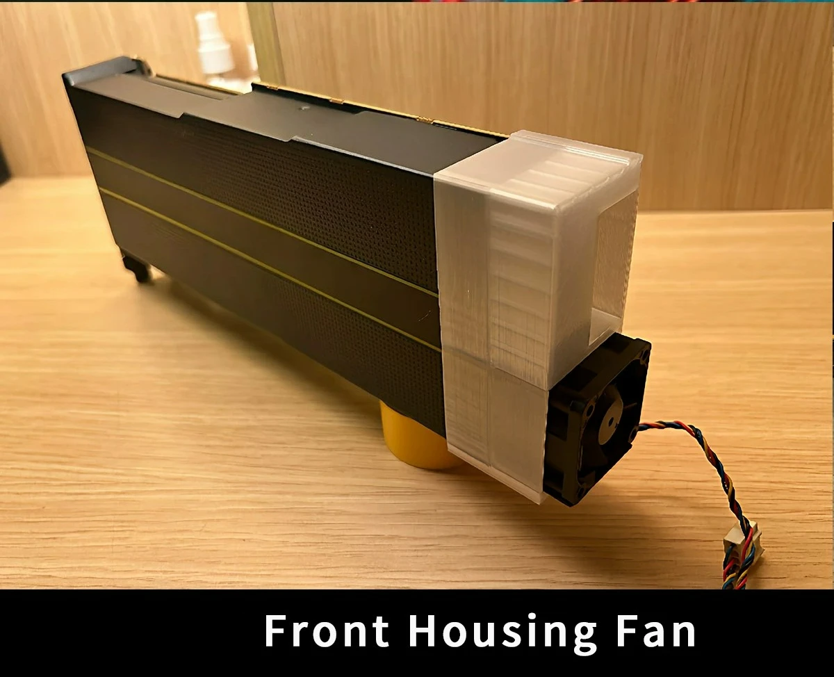 4CM High‑Speed Short Cooling Fan For AMD Radeon Instinct MI50 V620 Computing GPU Replacement Cooling Part
