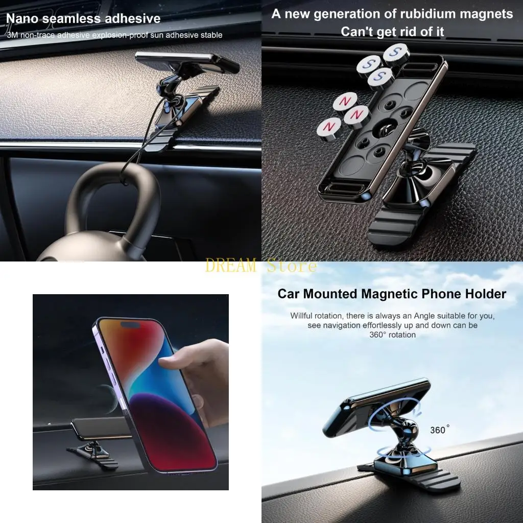 

Магнитная держатель автомобиля подставка 360Degree Mobile Magnet Mount Navigation Support Лучшая продажа