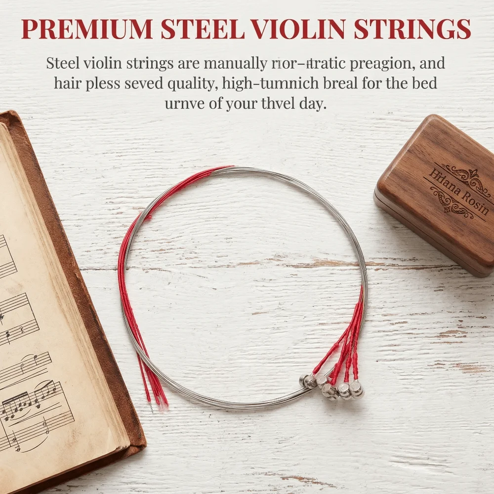 5pcs Steel​ Violin E Strings​ Ball head Clear Tone ​Steel Strings​ Easy to install Replacement ​Violin Parts​
