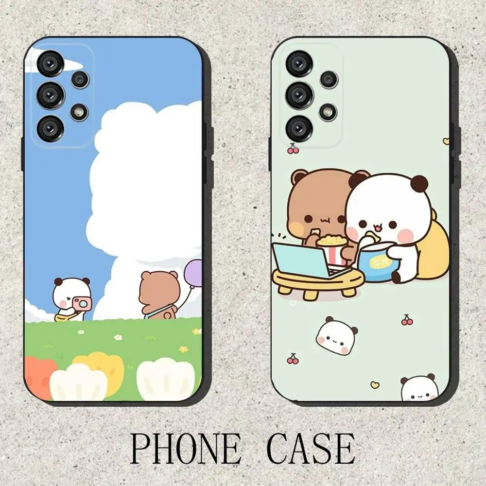 

Cute BuBu DuDu Phone Case For Samsung S25,S24,S21,S22,S23,S30,Ultra,S20,Plus,Fe,Lite,Note,10,9,5G Black Cover