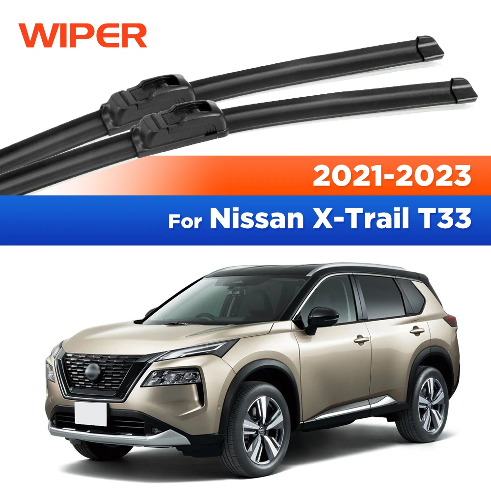 For Nissan X-Trail T33 2021-2023 Wiper Front Wiper Blades Windshield Windscreen Window Rain Brushes 26