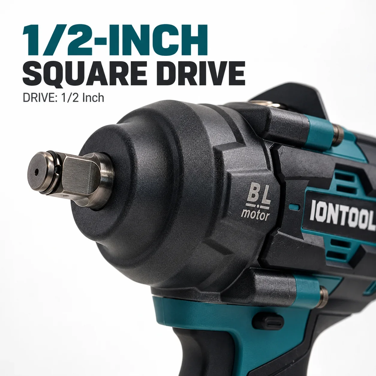 IONTOOL Cordless Impact Wrench 1/2 Inch Drive Tool Only for Warehouse Rack Installation and Metal Bracket Fastening