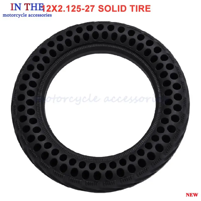 

Non inflatable tire 12x2.125-27 solid tire suitable for anti puncture solid tire electric bicycle tire replacement