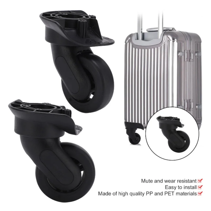 Luggage Case Wheels A84 Swivel Caster Replacement Wheels For Suitcase Repair Part Replacement