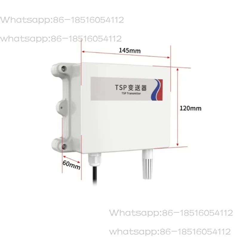 TSP Total Suspended Particulate Sensor PM100 Laser Air Dust Haze Pollution Concentration Detector RS485