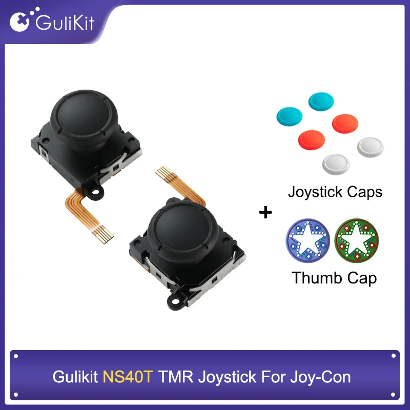 GuliKit NS40T TMR Sensing Joystick for Joy-Con Replacement No Drifting Electromagnetic Stick for Nintendo Swicth / Switch OLED