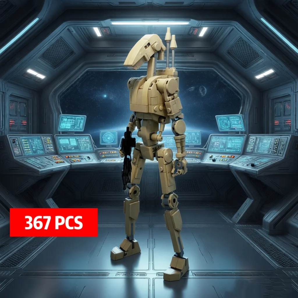 367 Pezzi MOC-168210 Guerra Spaziale B1 BattleDroid Blocchi da Costruzione Robot Alieno Modello Mattoncini Giocattoli da Assemblare Regalo Creativo per Bambini