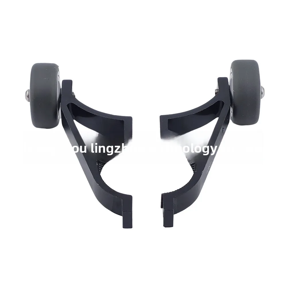 Universal Scooter Tow Wheel Assist - Small Wheel Bracket Push-Pull Frame