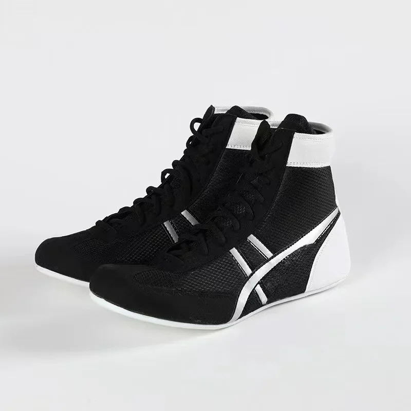 Weightlifting shoes boxing shoes breathable wear-resistant non-slip wrestling shoes fighting sports shoes gym training shoes image 4