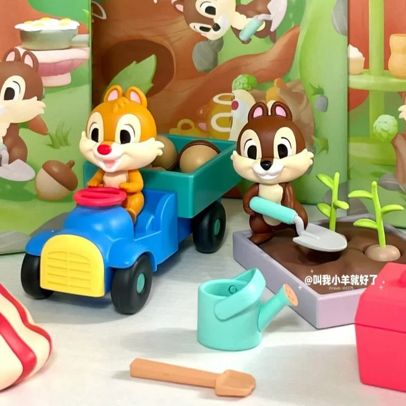 Chip N Dale Daily Series Scene Anime Figures Display Figures Figurines Trendy Play Toys Ornament Statue Desktop Decorations