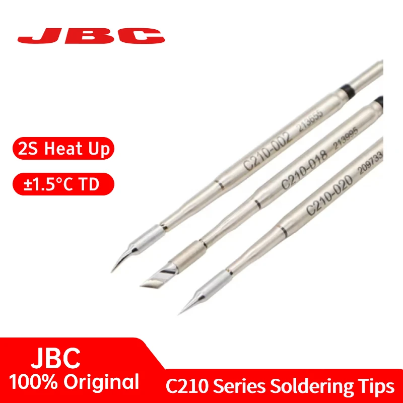 JBC Original C210002H C210018H C210020H Soldering Iron Tips I S K Simple Package CDS Welding Equipment Phone Repair