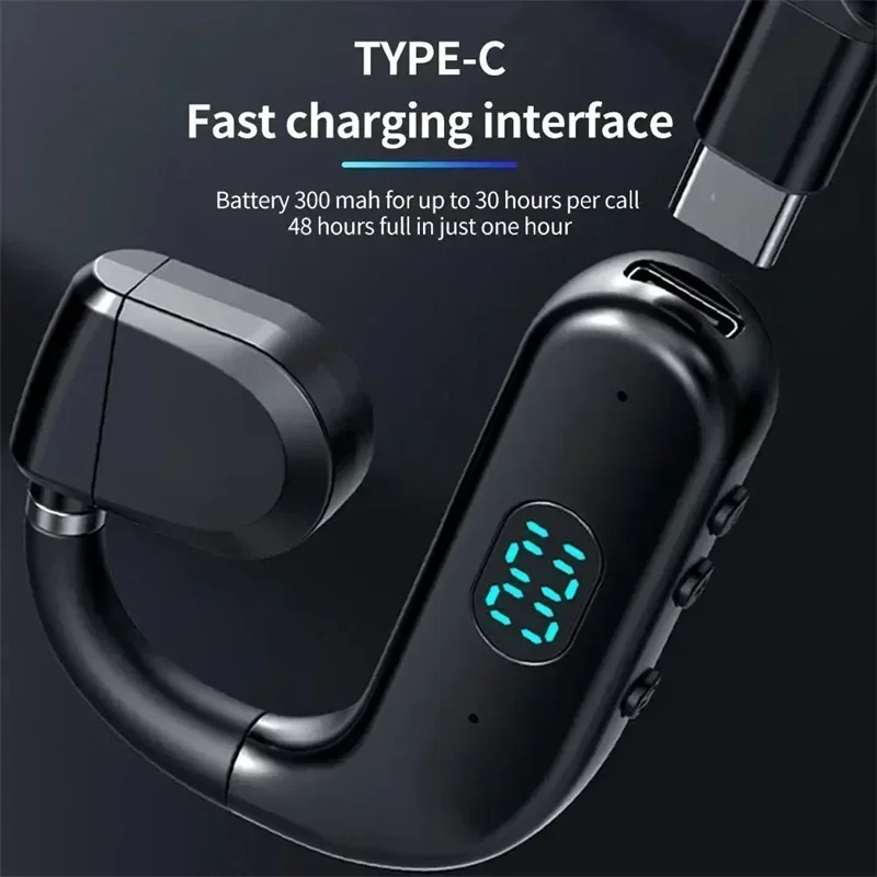 

For Driving Audifonos Headset Wireless Bluetooth Headphones With Conduction Canceling Microphone Bone Earphones Handsfree Noise