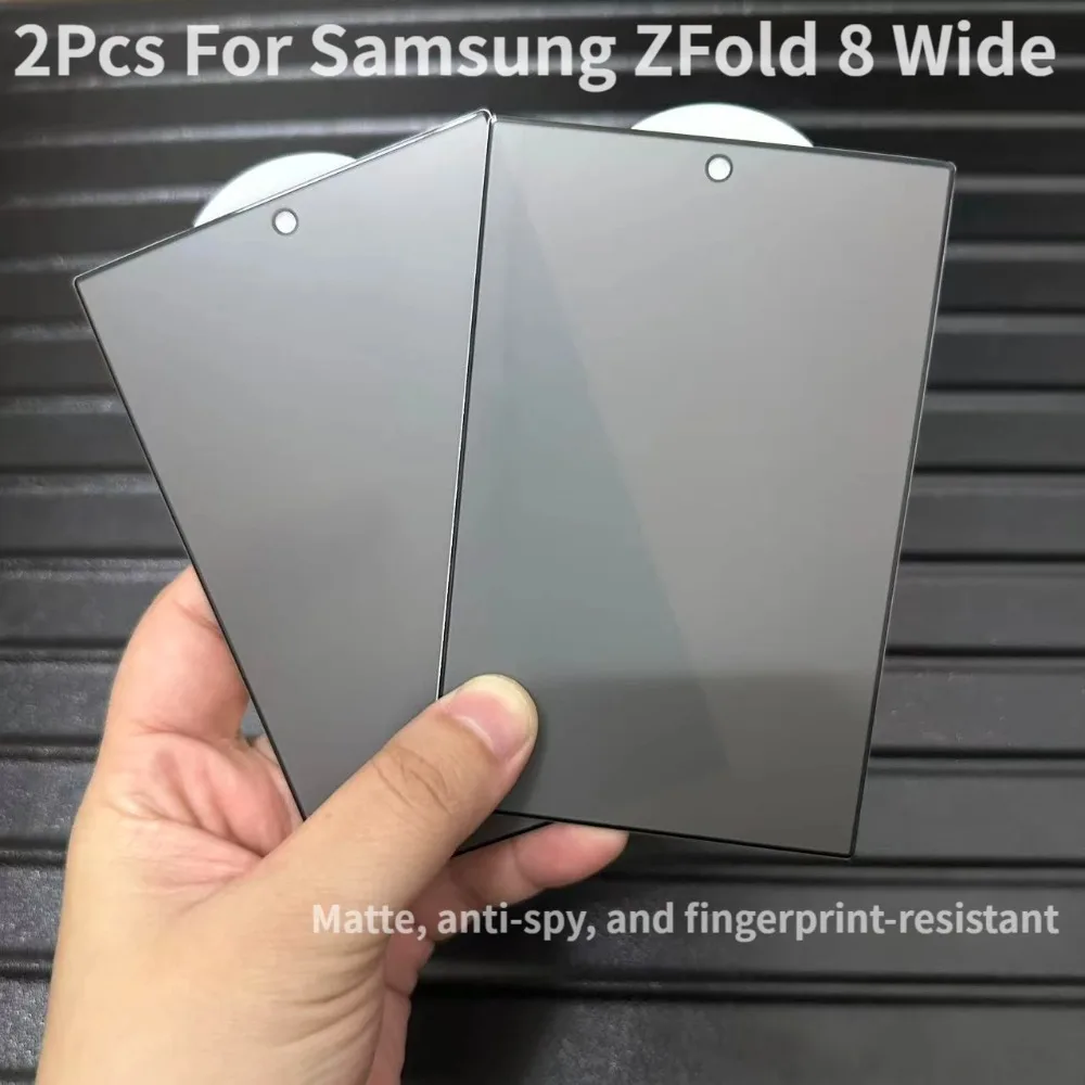 For Samsung ZFold 8 Frosted Privacy Anti-Peep Tempered Film Full Coverage Anti-Drop Scratch‑resistant Front Screen Film
