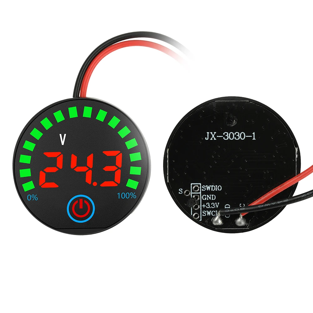 3S-14S DC7-55V Acid/Lithium Universal Battery Charge Indicator Board Voltage/Battery Level Display Battery Level Indicator