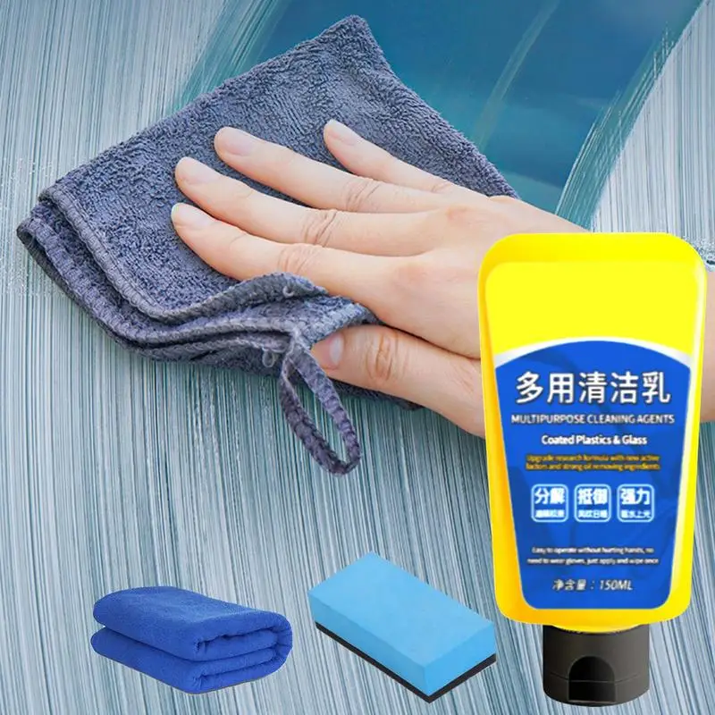 

Auto Window Cleaner Powerful Car Window Cleaner Glass Film Removal Cream Effective Car Glass Cleaner Glass Water Spot Remover