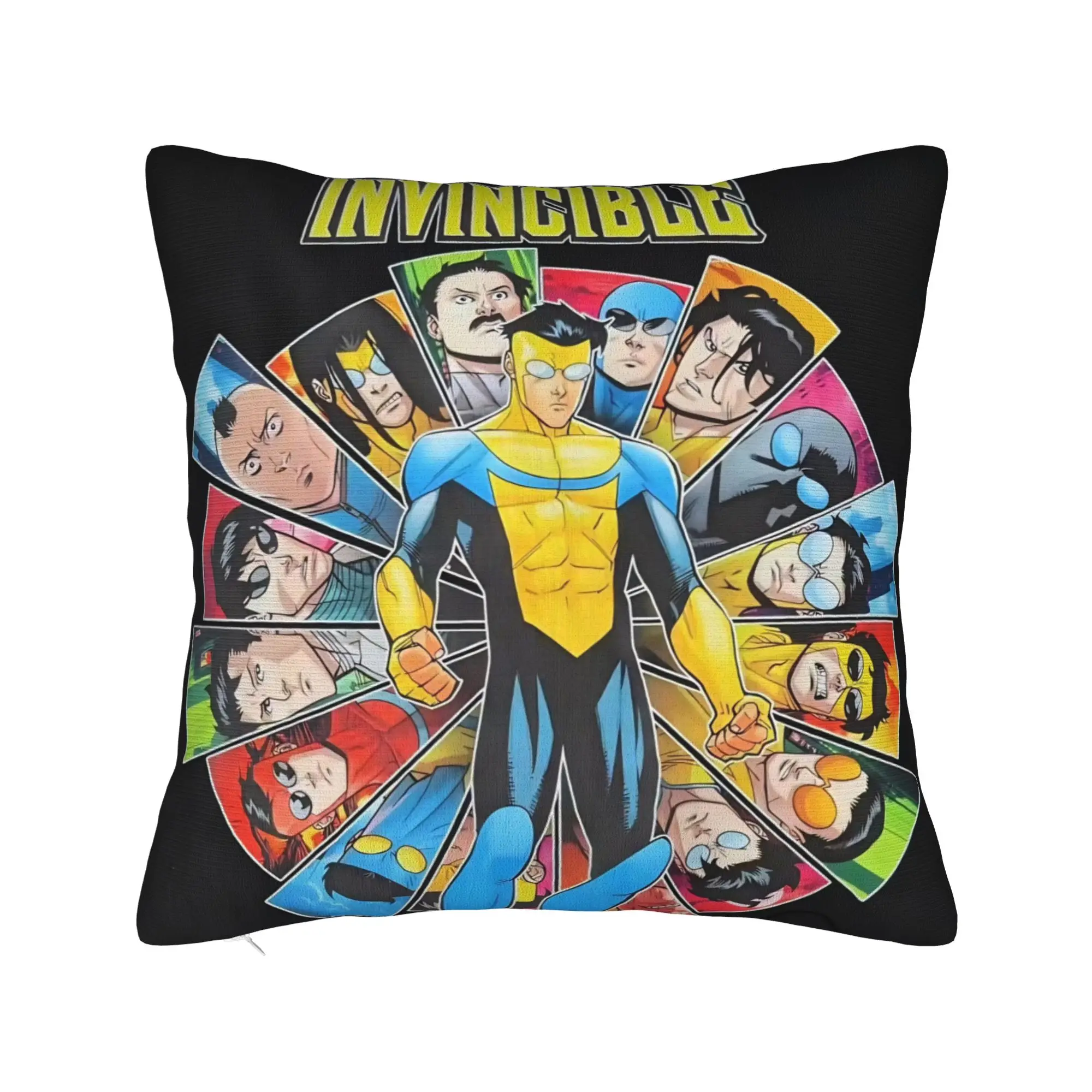 Decorative Pillowcases Invincibles Comic Product Home  Pillow Case Cover Square Multi-Size