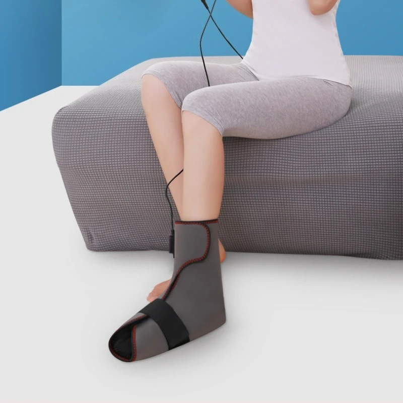 Far Infrared Heated Ankle Brace for Sprains & Joint Pain, Electric Moxibustion Therapy Foot Sleeve, Long-Lasting Durable