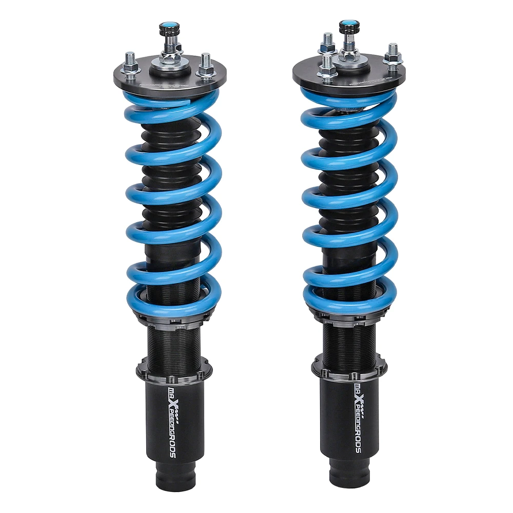 MaXpeedingrods Adjustable Damper Coilover Suspension For Honda Accord 90-97  COT6 Racing Coilover Shocks Springs Suspension Kit