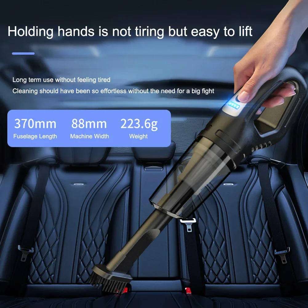 Car Multipurpose Vacuum Cleaner Handheld Powerful Suction Rechargeable Car and Home Dual Use Small Wireless Vacuum Cleaner