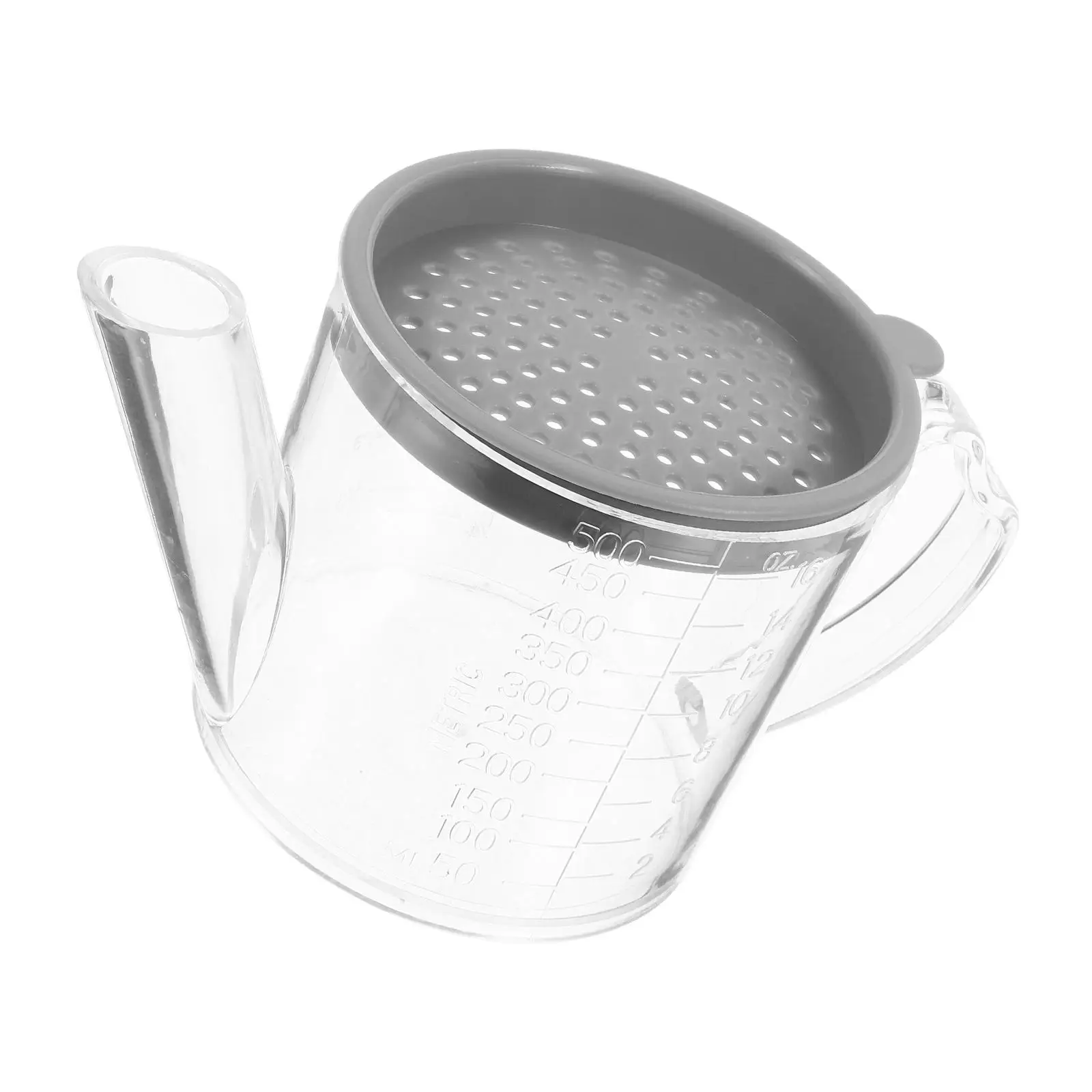 

Separator Oil Can Grease Strainer and Container with Scale Transparent PP、 Fat