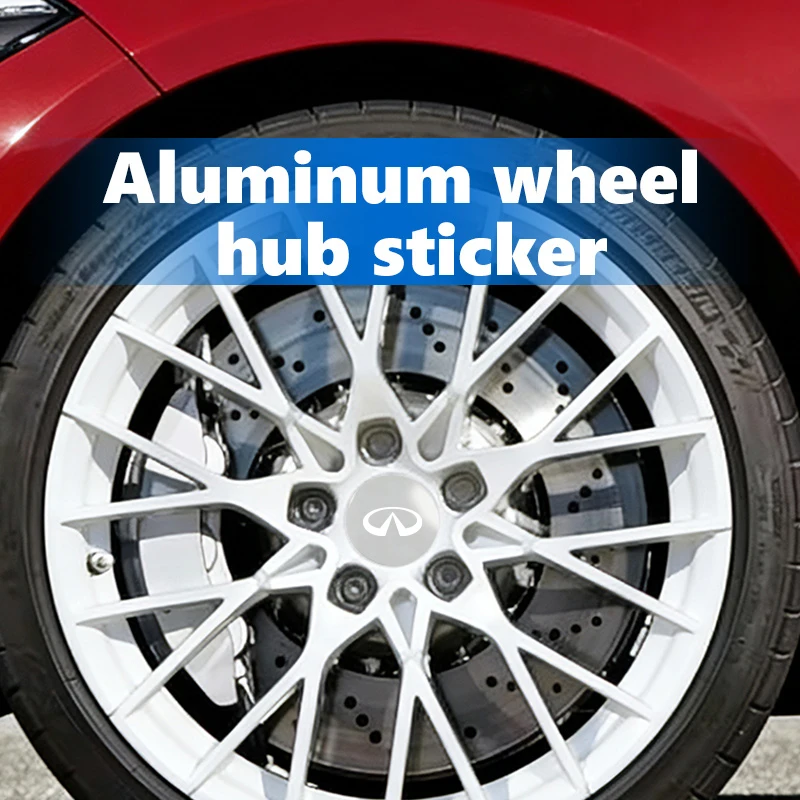 56mm Aluminum Car Wheel Center Hub Cap Sticker Decoration Accessories For Infiniti FX35 Q30 G37 QX70 G35 QX50 QX60 QX80 QX30 view 4