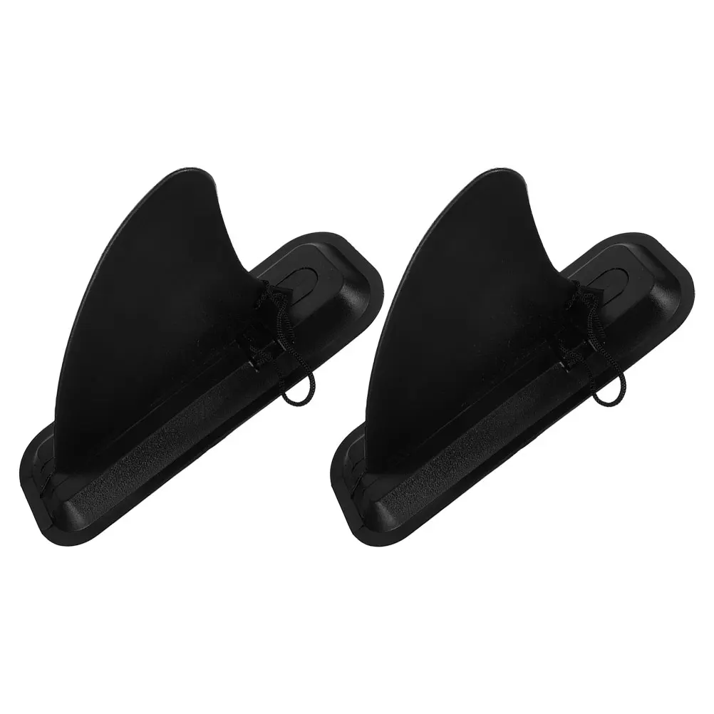 

2 Sets Slide-In Fins Durable Plastic Detachable Replacement Tail for SUP Paddle Board Kayak Water Separator Stabilizer