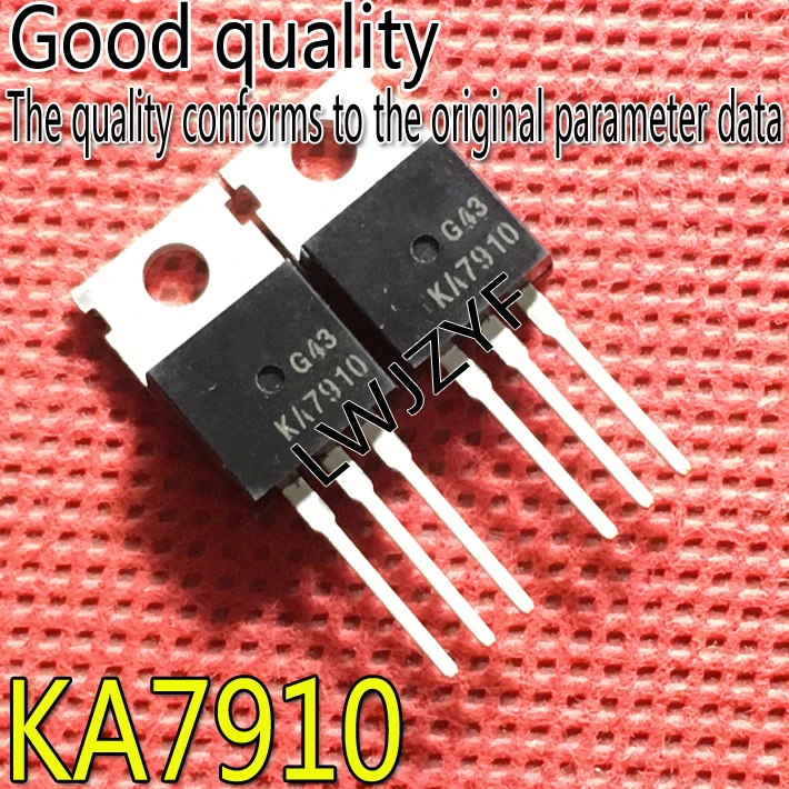 (10Pieces) New KA7910 L7910 TO-220 MOSFET Fast shipping