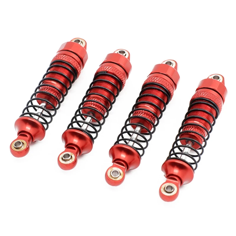 4Pcs Metal Front And Rear Shock Absorber For Traxxas Latrax Teton Desert Prerunner SST 1/18 RC Truck Car Upgrade Parts