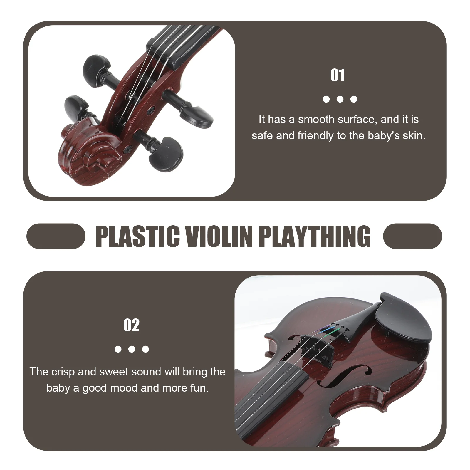 Decoração em miniatura brinquedo de violino simulado crianças instrumento musical musical para brinquedos infantis