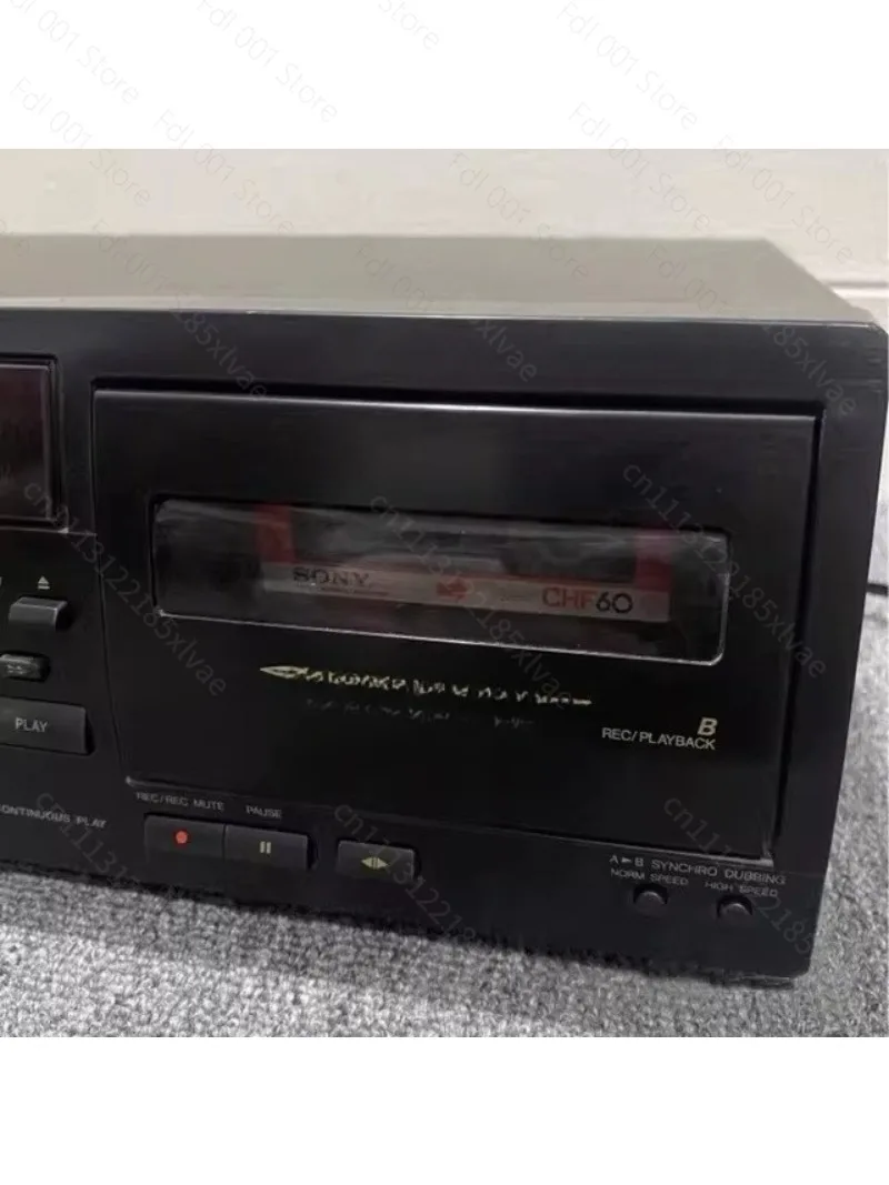 Auto Reverse Dual Cassette Deck 2-Way Tape Recorder Player Hi-Fi Stereo Sound Vintage Retro Home Audio Equipment Not Brand New