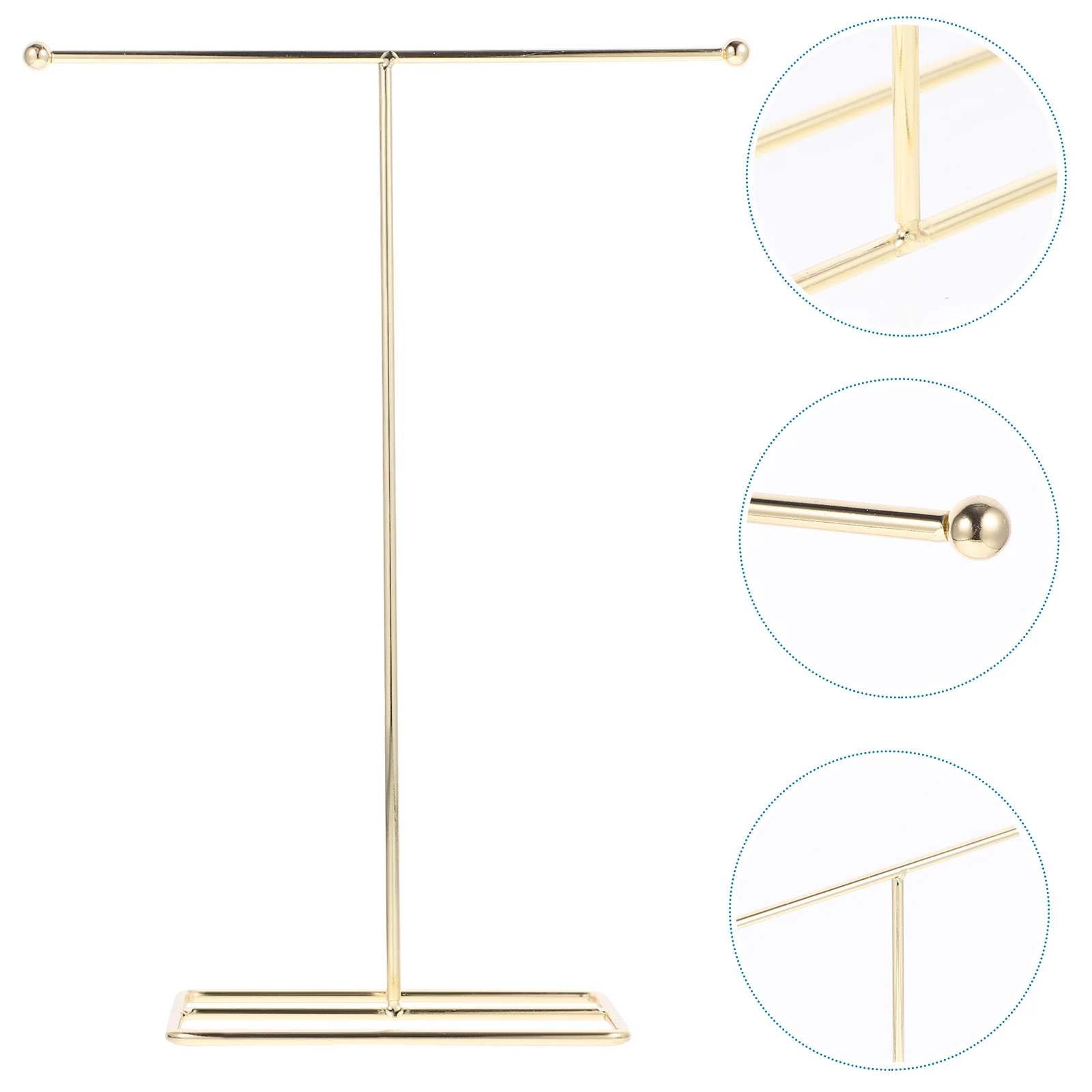 

Metal Jewelry Display Stand T Bar Necklace Holder Organizer Earring Rack Hanging Jewelry Organizer Storage for Home Store