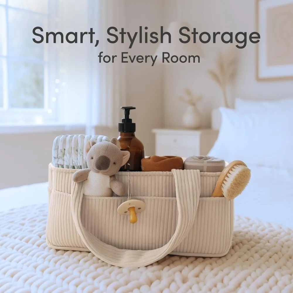 Infant Packet Large Capacity Diaper Organizer Lightweight Divided Mommy Handbag Durable Multi-functional Nursery Tote Parents