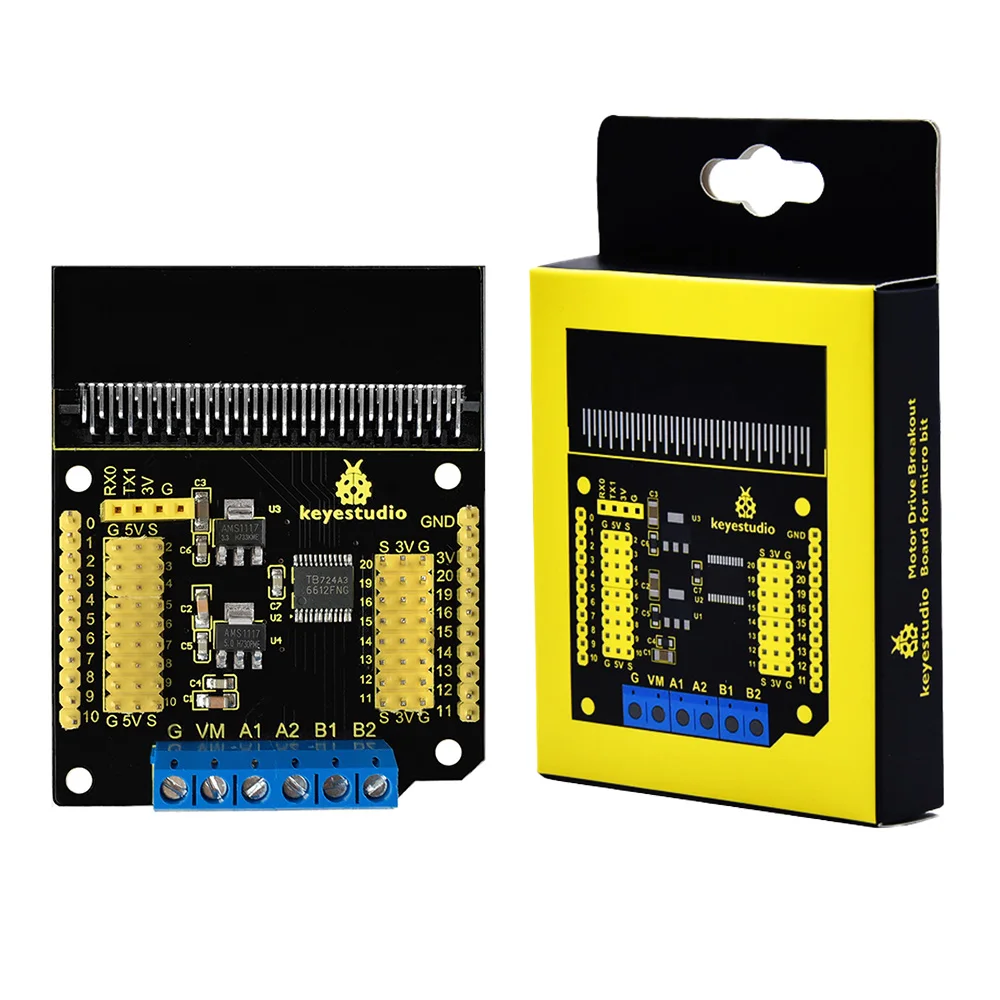 Mastering Micro:bit Robotics: A Deep Dive into the Keyestudio TB6612FNG Motor Driver Breakout Board