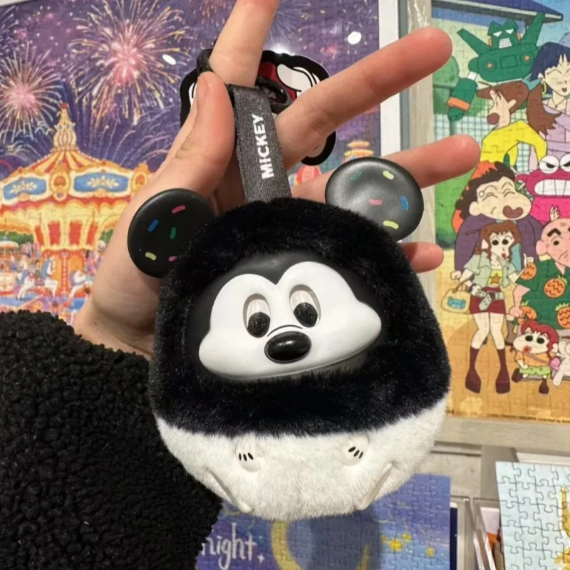Genuino Miniso Mickey Fun Crash serie caja ciega colgante dibujos animados Mickey muñeca de vinilo lindo bolso colgante caja misteriosa juguete regalo para niños